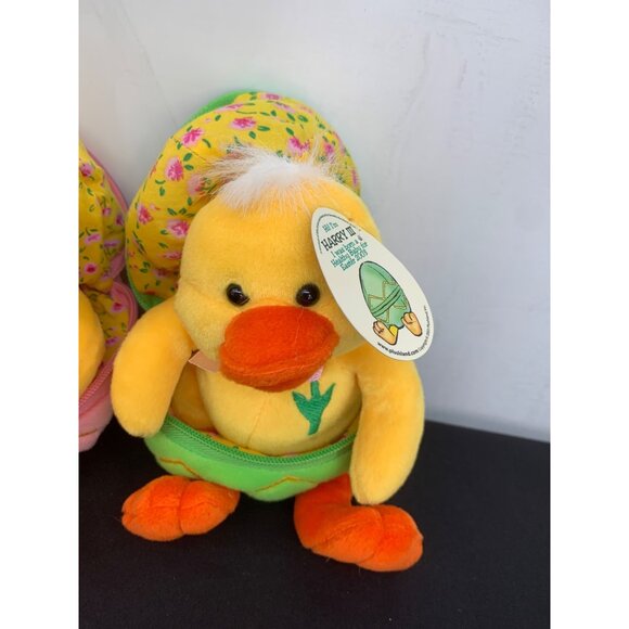 Plushland March of Dimes Harry Jr, Harry the III Easter 2003 Pink Green Eggs Plu - Picture 3 of 13